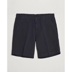 Oscar Jacobson Poggio Washed Linen Shorts Navy men S Blå