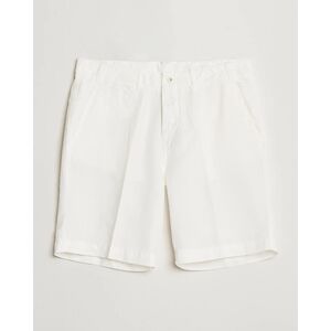 Oscar Jacobson Poggio Washed Linen Shorts White men M Hvid