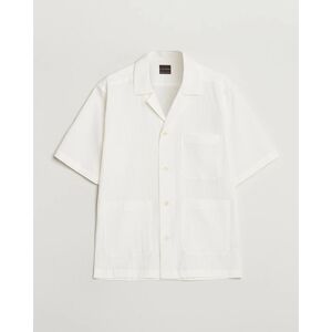 Oscar Jacobson Hanks Reg Seersucker Shirt White men L Hvid