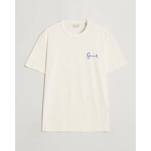 GANT Graphic Printed T-Shirt Cream men M Hvid