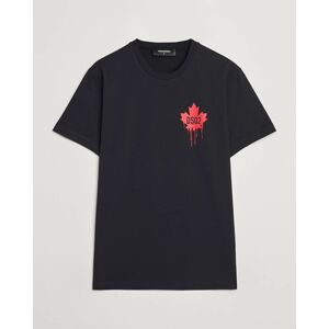 Dsquared2 Small Leaf T-Shirt Black men XL Sort