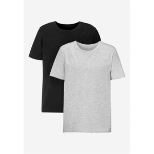 Cellbes of Sweden T-shirt Bastian 2-pack  Male  Gråmeleret+Sort