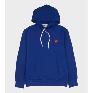 Comme des Garcons PLAY M Red Heart Hoodie Blue L