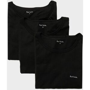 Paul Smith Mens Reg Fit T-shirt 3-Pack Black M