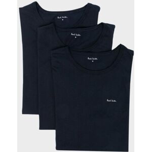 Paul Smith Mens Reg Fit T-shirt 3-Pack Navy M