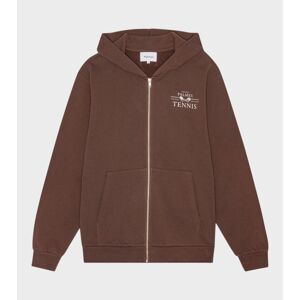 Palmes Vichi Zip Hooded Sweatshirt Brown M