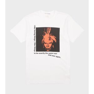 Comme des Garcons Shirt Andy Warhol T-shirt White/Red XL