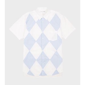 Comme des Garcons Shirt Patchwork Shirt White/Light Blue M