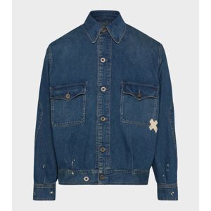 Maison Margiela Cross Denim Jacket Blue 52