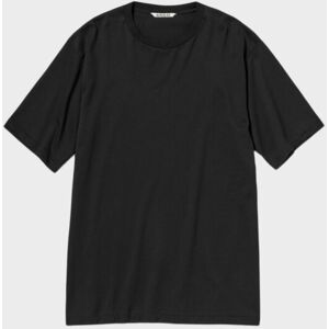 Auralee Luster Plaiting Tee Black 4