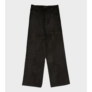 P.L.N. Low Crotch Oilskin Denim Black S