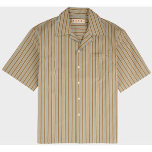 Marni Striped Bowling Shirt Grey 52