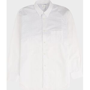 Comme des Garcons Shirt Blue Stripe Shirt White M