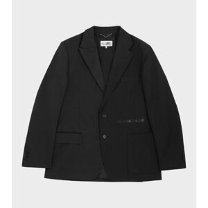 MM6 Maison Margiela Cotton Suit Jacket Black 48