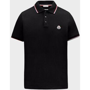 Moncler Classic Tricolor Polo Black S