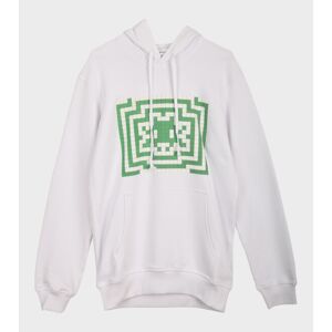 Comme des Garcons Shirt Pixel Hoodie White/Green S
