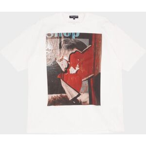 Comme des Garcons Homme Poster Print T-shirt White M