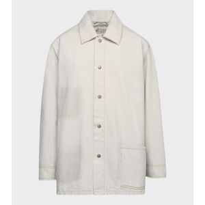 Maison Margiela Chalk Selvedge Denim Jacket White 44