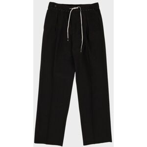 Maison Margiela Cotton Pleats Suit Trousers Black 40