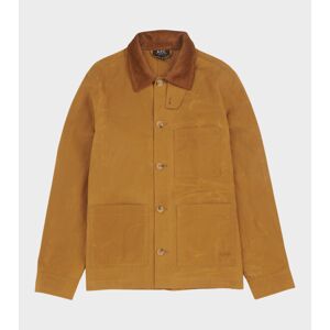 A.P.C Gabriel Waxed Cotton Overshirt Camel M