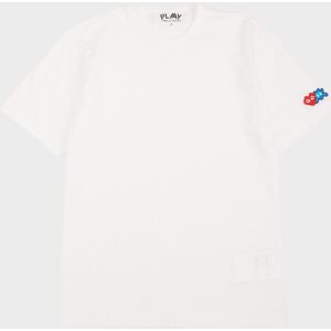 Comme des Garcons PLAY M Pixel Heart T-shirt White L