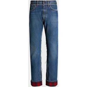 Maison Margiela Pendleton Yoke Jeans Navy 33