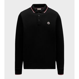 Moncler L/S Logo Stripe Polo Black XL