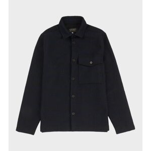 Klaus Samsoe Wool Overshirt Black/Navy XL