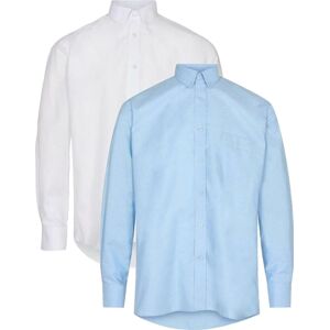 Angli 24 6900 20 Oxford Button Down Classic Hvid 37-38