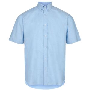 Angli 24 6901 10 Oxford Button Down S/s Slim Lyseblå 39-40