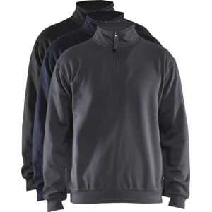 Blåkläder 3587 Sweatshirt Half Zip / Sweatshirt Half Zip - S - Mørk Marineblå