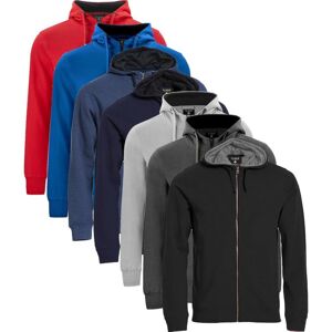 Clique 21044 Classic Hoody Full Zip / Hættetrøje Gråmeleret 5xl