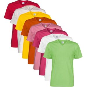 Cottover 141022 T-Shirt V-Hals Herre Orange 3xl