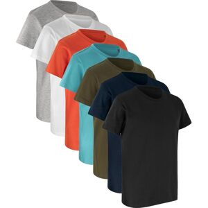 Id 40552 Økologisk T-Shirt   Børn-Støvet Aqua-12/14