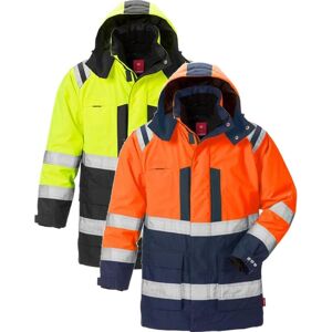 Kansas 127417 Hi Vis Airtech® 3-I-1 Parka Jakke Kl.3 4036 / Arbejdsjakke Hi-Vis Orange/marine M