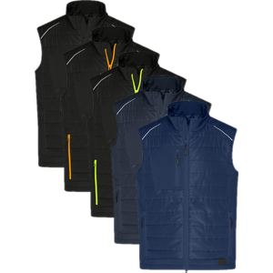 James & Nicholson Jn1822 Men´s Hybrid Vest Black / Black 6xl
