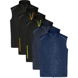 James & Nicholson Jn1822 Men´s Hybrid Vest Carbon / Carbon 5xl