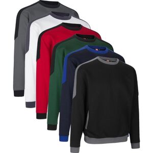 Pro Wear 0362 Sweatshirt   Kontrast-Flaskegrøn-4xl