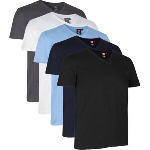 Pro Wear 0372 Care T-Shirt   V-Hals-Sort-2xl