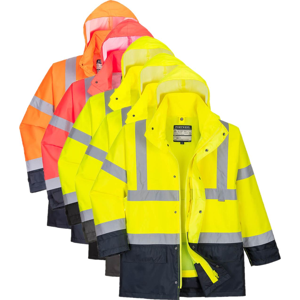 Portwest S768 Hi-Vis Executive 5-I-1 Jakke Xl Rød/navy