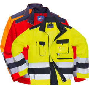 Portwest Tx50 Lille  Hi-Vis Jakke 3xl Gul/navy