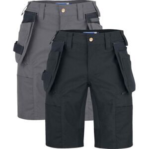 Projob 643521 3521 Shorts Med Stretchpaneler / Arbejdsshorts Grå C50