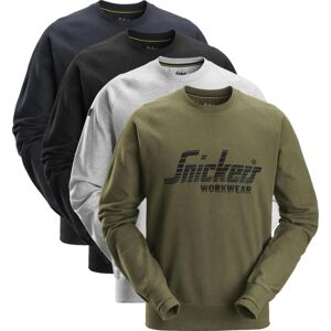 Snickers 2892 Logo Sweatshirt Navymeleret L