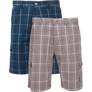 Trespass Earwig - Male Shorts  Storm Grey Check M