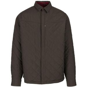 Trespass Woodale - Male Casual Reversible Shacket  Dark Khaki M