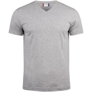 Clique 29035 Basic-T V-Neck Gråmeleret 4xl