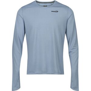 inov-8 Men's Performance Long Sleeve T-Shirt Blue Grey / Slate L, Blue Grey / Slate