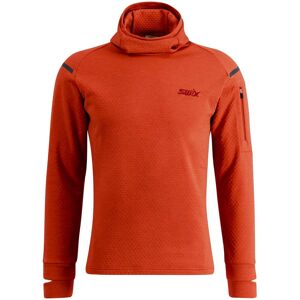 Swix Men's Pace Midlayer Hooded Lava XL, Lava