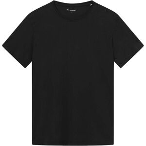 Knowledge Cotton Apparel Men's Agnar Basic T-Shirt Black Jet S, Black Jet