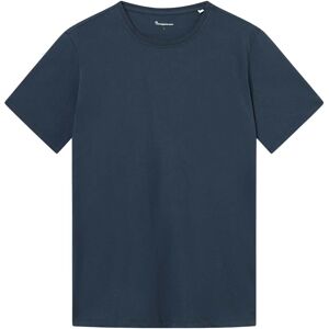 Knowledge Cotton Apparel Agnar Basic T-Shirt Total Eclipse S, Total Eclipse